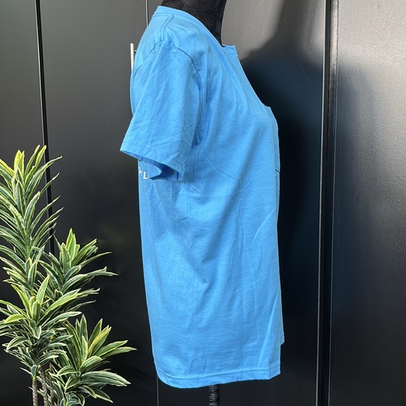 Salt Life Go With The Flow crewneck,100% pre-shrunk cotton,logo pocket logo back - Picture 5 of 9